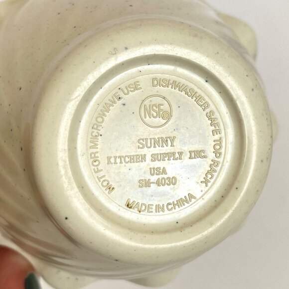 Melamine Tulip Ice Cream Dessert Dish Sunny Kitchen Supply NSF Safe Top Rack Use - Picture 5 of 7